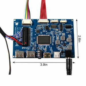 14.1 15.4インチ液晶ディスプレイパネル基板回路1280X800タイプC 2USB回路基板30ピンLvds PCBコントローラボード - Product Image 2