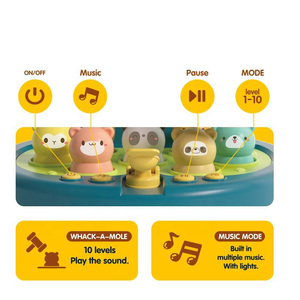 3in1 komik patlama-a-mol oyuncak çok fonksiyonlu mod çekim Hamming oyun oyuncak makinesi müzik erken eğitim ile bebekler için - Product Image 4
