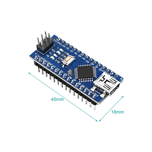 Nano 3.0 ATmega328P 5V16MhzコントローラーボードCH340USBドライバーMINIUSB Nano V3.0、Arduinoと互換性のあるケーブル付き - Product Image 1