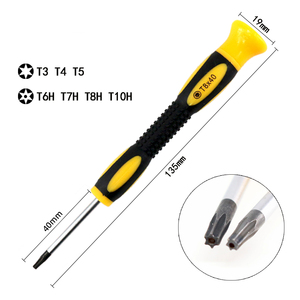 Oyun konsolu kolu sökme onarım tornavida T6 T T6 T7 T8 Mini altıgen Torx tornavida ile delik - Product Image 2