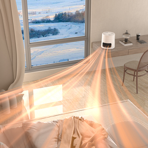 Portable 800W <strong>PTC</strong> Office Mini <strong>Heater</strong> Home Desktop Fast Heat Saving Power Small <strong>Heater</strong> <strong>2</strong> in 1 Fan Cooler and <strong>Heater</strong> - Product Image 4