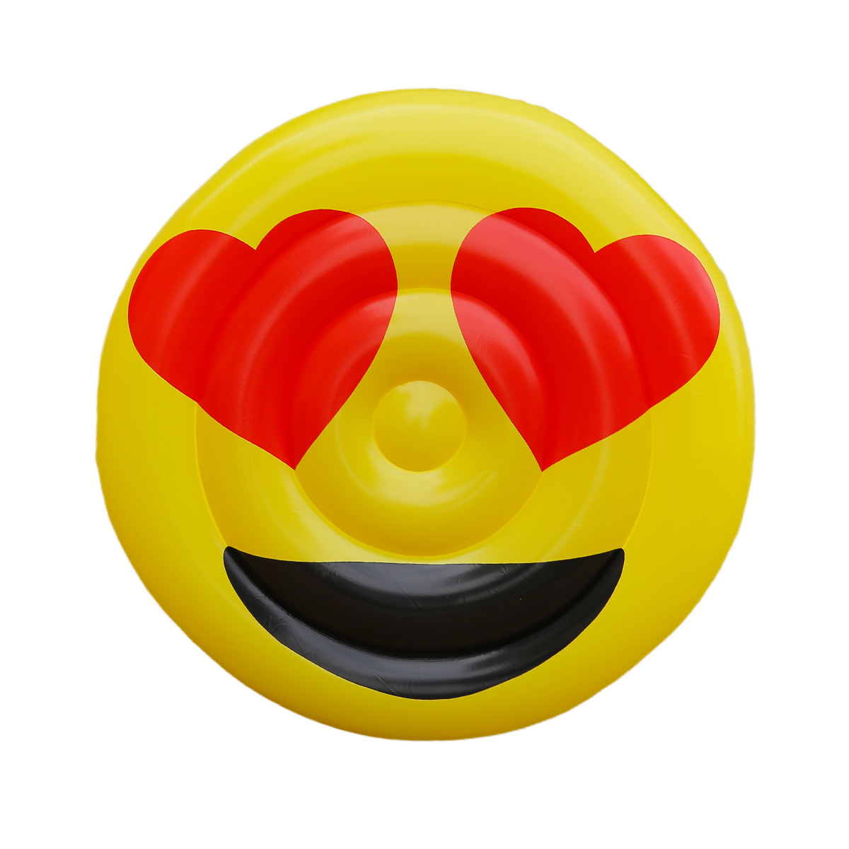 Affichage flottant de visage souriant en forme de cœur (150 cm)