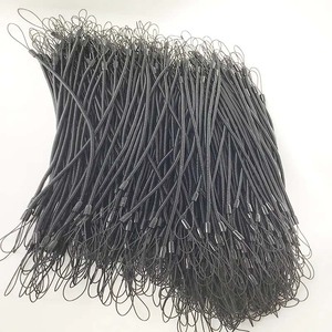 钓鱼错过绳拉伸重型弹性线圈钥匙绳钥匙挂绳绞合保持绳钓鱼挂绳
