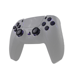 Üretici dayanıklı RGB eylem çapraz işık düğmesi PS5 denetleyicisi için Set tamir Moded parçaları LED düğmeler oyun aksesuarları - Product Image 6