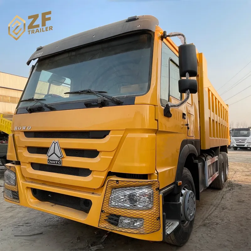 30ton çin kullanılan hino howo 6x4 10 lastik 20 kübik metre DAMPERLİ KAMYON bangladeş