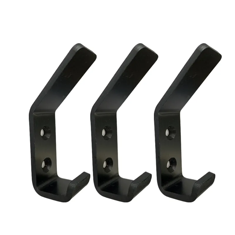 Sheet Metal Stamping Bending Factory Customized Anodized Aluminum Wall Mounted K or J Shape Hook