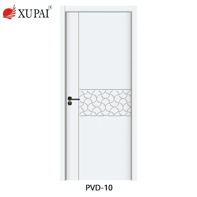 Blanco moderno puertas interiores nuevo diseño dormitorio panel mdf puerta