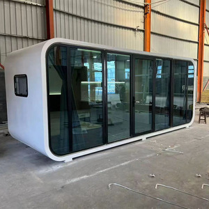 高品质简约风格小屋苹果使用模块化夹心板集装箱房屋，用于帐篷设置 - Product Image 2