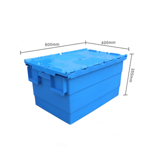 Logística Caja de rotación encajable Caja de mano para almacenamiento y transporte cajas de plástico apilables