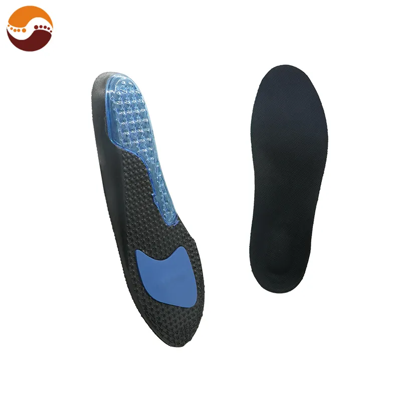 공장 직접 PU 전체 길이 삽입 공기 쿠션 Poron 충격 흡수 Insoles 남성과 여성