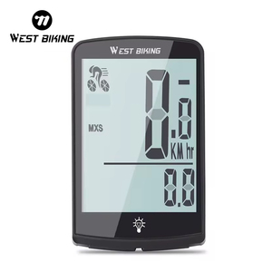 WEST BIKING 3.4 Inch Large Screen Speedometer Bike <strong>Cycle</strong> Digital Cycling <strong>Computer</strong> Mount Waterproof 1000mAh Bike <strong>Computer</strong>