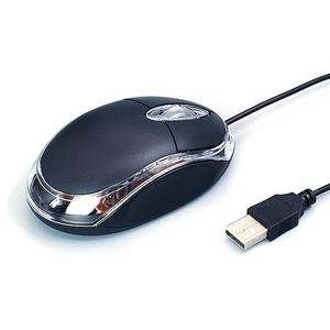 Mouse con cavo Mouse nero ottico USB cablato Mouse per Computer PC portatile vendita calda di buona qualità a buon mercato ufficio LED ABS - Product Image 2