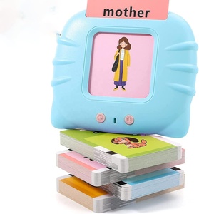 Bilingual Talking Flash Cards Kids Arabic and <strong>English</strong> Letters Speech Therapy Word Game Toy