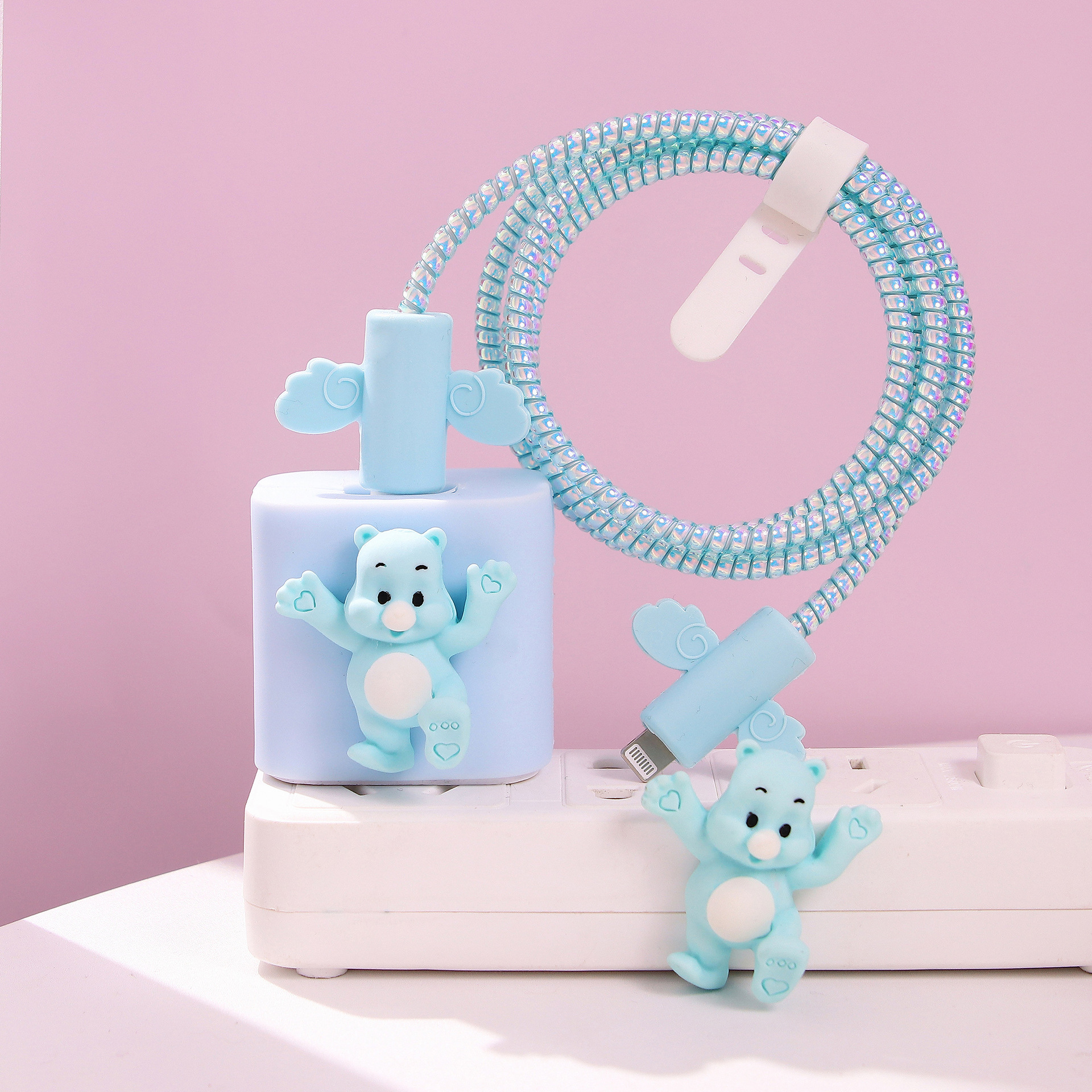 20W blu silicone D blu Kick Bear 63 # blu quattro set