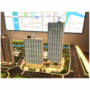 建筑比例模型，现代设计风格的建筑模型，适用于公寓建筑设计。 - Product Image 2