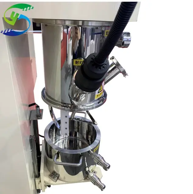 Viscosity Slurry Mixer For Solder Paste Lab Vacuum Double Planetary Mixing Machine