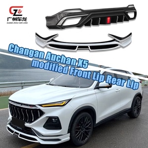 CHANGAN OSHAN <span class=keywords><strong>X5</strong></span> 2020-2023 için üçüncü fren lambası ABS plastik oto parçaları Splitter ile ön dudak arka tampon difüzör dudak