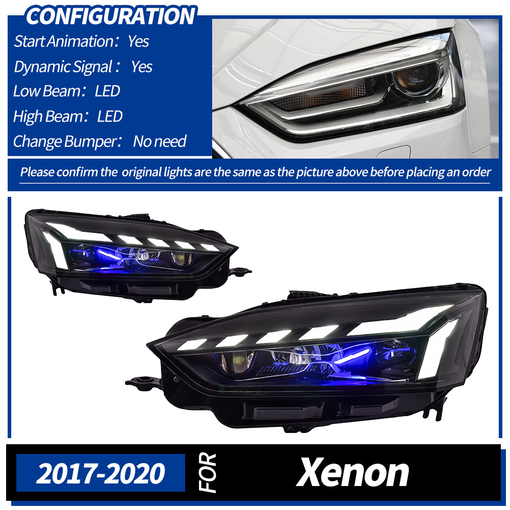 Fari xenon originali del veicolo