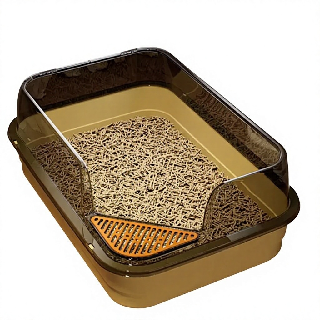 Caja cuadrada de 35 jin, color amarillo queso, extra grande.