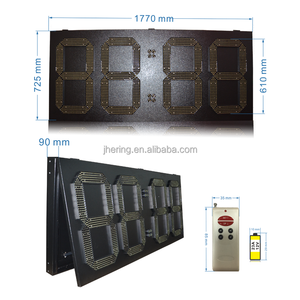 Jhering Outdoor 7-Segment-LED-Uhr mit Hoch temperatur-und Feuchtigkeit anzeige LED-Uhr Temperatur anzeige - Product Image 4