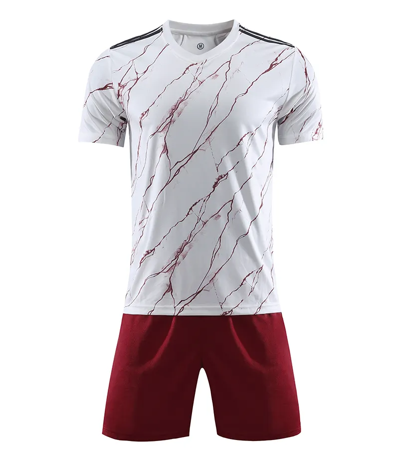 Promotion Günstige Sublimated Custom Fußball Trikot Uniform Football Club Set Männer angepasst Fußball Trikot