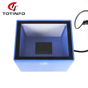 1D/2D/QR escáner de código de barras lector con interfaz USB para supermercado, tiendas POS