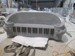 Гранитный надгробный камень и памятник на заказ, надгробный камень на кладбище, китайский гранитный дизайн фортепьяно - Product Image 3