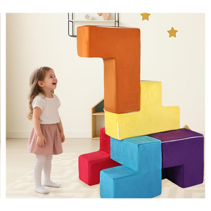 Phong Cách Hiện Đại Bé Mềm Bọt Khu Vực Chơi Khối Trẻ Em Câu Đố Hoạt Động Khối Cho Phòng Ngủ Và Phòng Khách Sofa Lấy Cảm hứng Chơi Sofa - Product Image 2