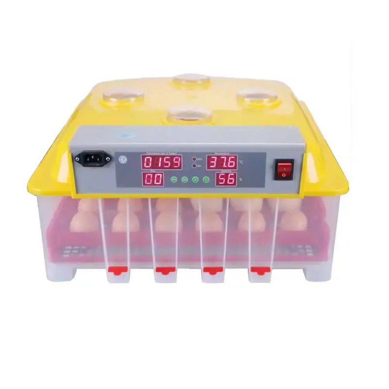 Incubadora de huevos de pollo usada automática de huevos Incubadora de huevos de aves de corral de control inteligente completamente automática más vendida 30