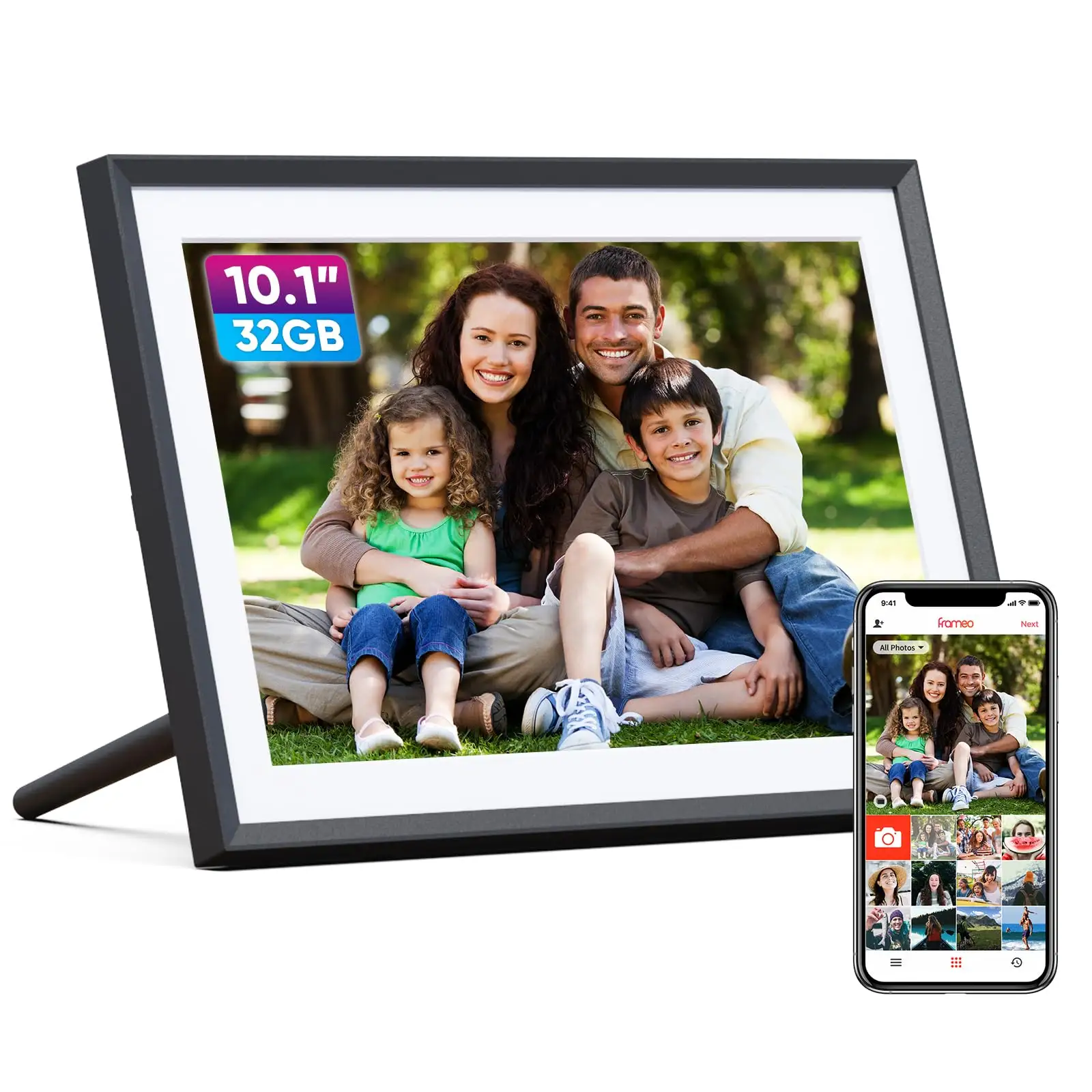 Framo 10.1 Inch Mini Kunst Video Nft Display Wifi Digitale Fotolijst Met Touch Motion Senor Voor Familie Delen