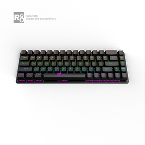 レーザー彫刻キーキャップレッドスイッチ68キーワイヤードUSBバックライト60% RGBゲーミングメカニカルキーボード工場カスタマイズ - Product Image 2