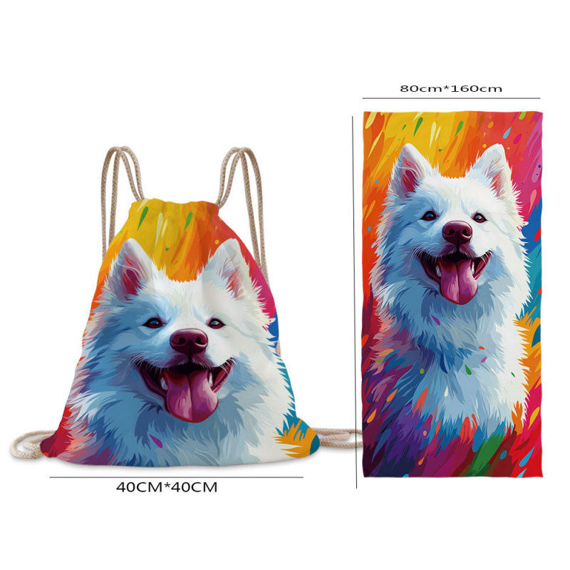 Toalla de playa para perros