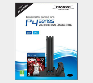 PS4超薄/PS4专业控制器多功能冷却风扇 + 盘架 + 充电座 - Product Image 6