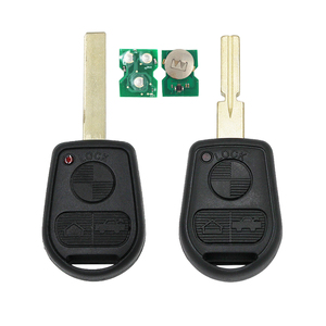 3 düğmeler eski EWS uzaktan kumandalı anahtar fob 315MHz veya 433MHz ile ID44 PCF7935 çip için BMW 7 serisi HU92 veya HU58 bıçak - Product Image 1