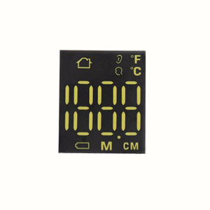 Pantalla LED grande personalizada de 7 segmentos con icono de batería de temperatura