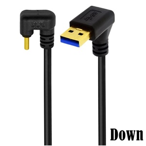 0.3m U รูปร่าง 180 องศา USB C ถึง USB3.0 A สาย 5G 3A - Product Image 3
