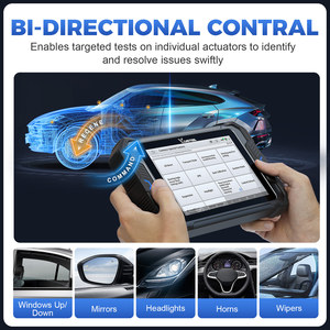 VDIAGTOOL VD80 BT LITE автомобильный диагностический инструмент Беспроводной 8-дюймовый сканер OBD2 31 + сбрасывает кодирование ECU двунаправленный CANFD DOIP FCA - Product Image 4
