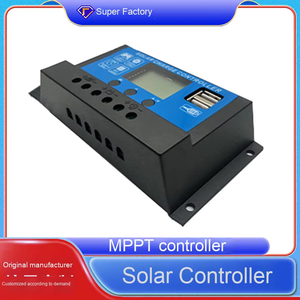 Universale doppia uscita USB 10A 20A 30A 40A 50A MPPT Controller solare PWM tipo 12V 24V caricatore solare - Product Image 5