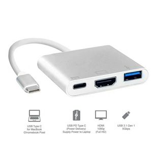 USB 3.1 TYPE-C zu USB Buchse Digital AV Multi port Adapter für HDMI, 3.0, 3.1 Typ C zu HDMI Adapter 3 in 1 Hub - Product Image 2