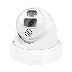 8MP @ 30fps 4K UHD 24/7 vista colore torretta POE IP Camera con Audio bidirezionale e Slot per schede SD sensore IMX415 CMOS - Product Image 1