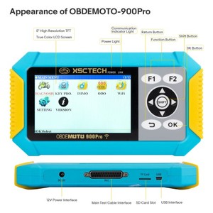 Motorcycle Scanner OBDEMOTO MST-900PRO for B-<strong>M</strong>-W Motorcycle Diagnosis Key <strong>Programming</strong> - Product Image 2