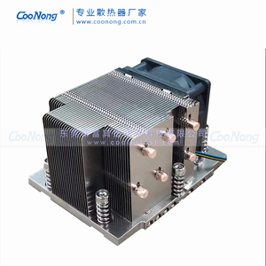 CooNong Supports SP5/AMD+multi Platform CPU Heat Sink 6 Heat Pipe 2u Server - Product Image 4
