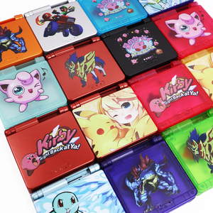 UVプリントプラスチックハウジングカスタマイズされたシェルNintendo Gameboy用GBA GBC GB DMG GBGBA SPゲームコンソール用 - Product Image 1