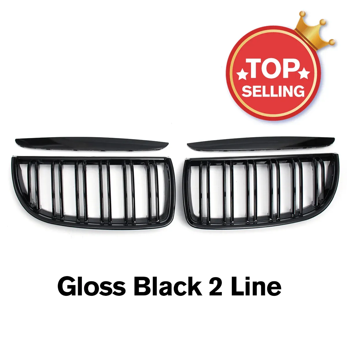 2 LIGNES Noir brillant