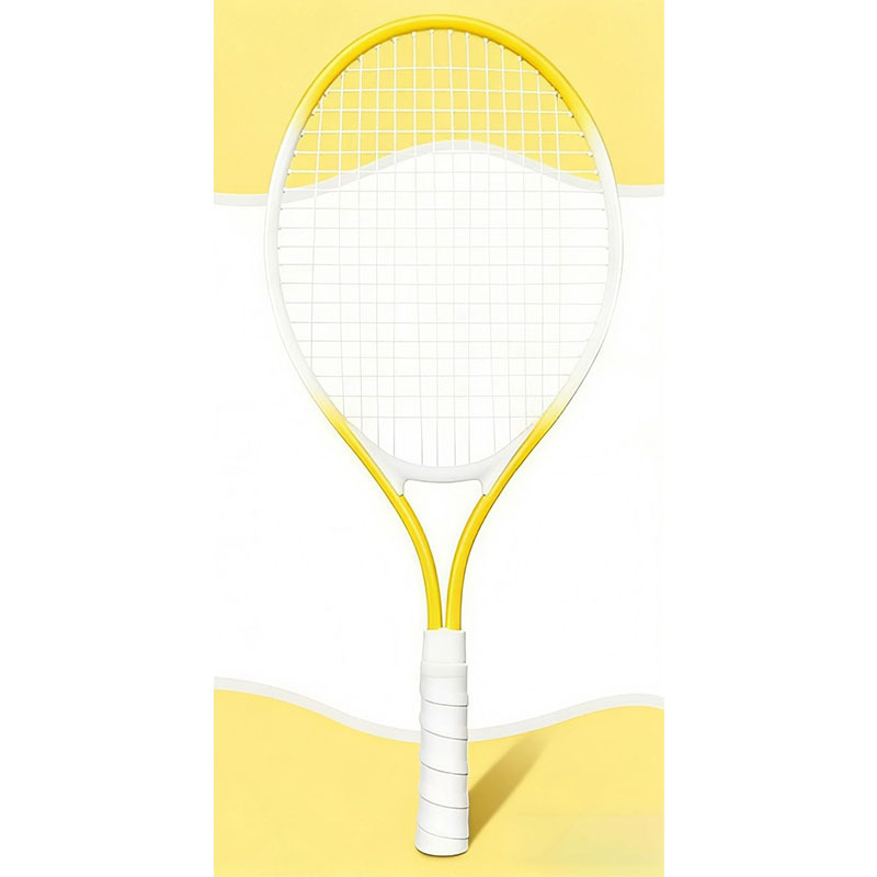 Raqueta de tenis infantil de 21", amarilla
