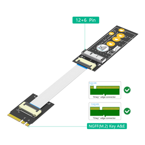 BCM94360CD/BCM94360CS2/BCM943224PCIEBT2 Kaart Naar M.<span class=keywords><strong>2</strong></span> Sleutel EEN/E Kabel Voor <span class=keywords><strong>Mac</strong></span> OS en Hackintosh - Product Image 3