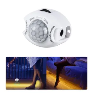 Sensor de movimiento Pir Interruptor de luz Temporizador Dc 5V 12V Detector de movimiento Sensor de movimiento automático
