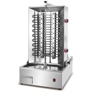 耐用陶瓷烤肉串肉制作专业商用四燃烧器自动旋转烧烤烧烤机 - Product Image 4