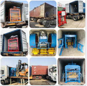 Máquina de pavimentación de ladrillo de bloque hueco de cemento, automática, de alta calidad, QT4-25D, precio de la India - Product Image 2