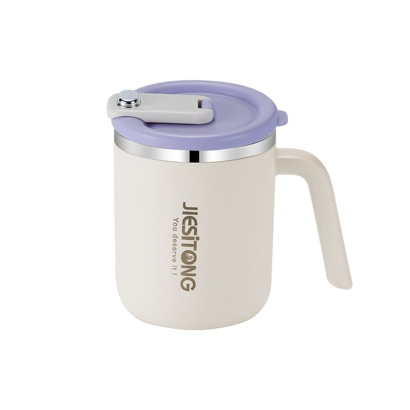 blanc Nouvelle tasse 500ml violet